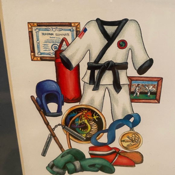 Karate Framed Picture - Picture 5 of 5